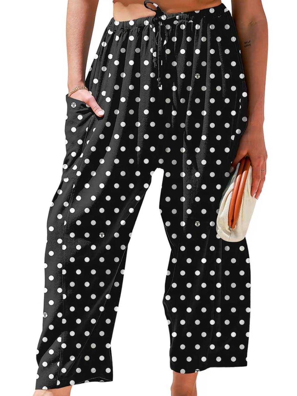 Tarse linen wide leg pants